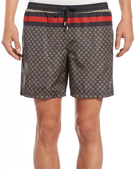 toddler gucci swim trunks|gucci swimsuit men.